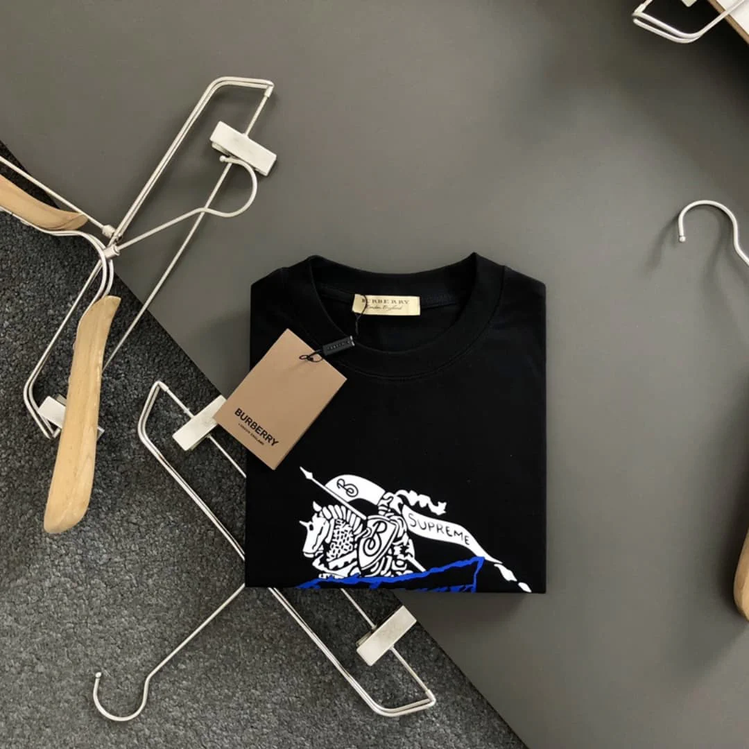 BUR Logo-Print Cotton T-Shirt - BUR0013 - Image 5