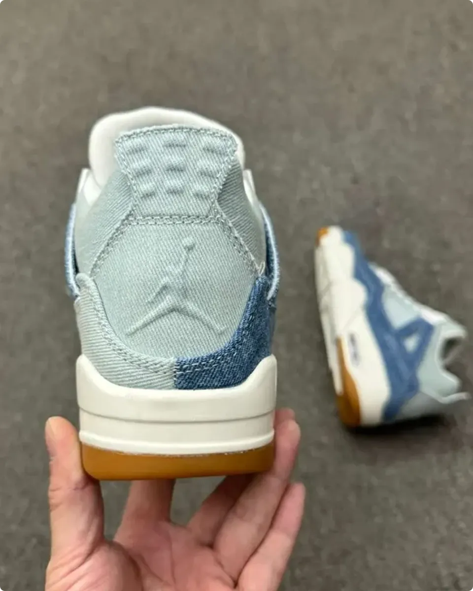 AJ 4 Denim Worn Blue