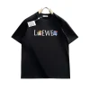 LW Black Logo-Print Cotton T-Shirt - LW0004