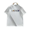 LW White Logo-Print Cotton T-Shirt - LW0005