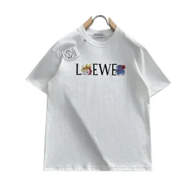 LW White Logo-Print Cotton T-Shirt - LW0005