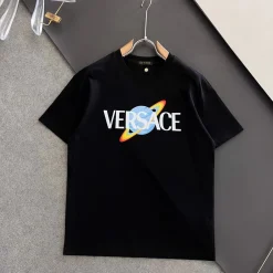 Alternative view of VS Black Logo-Print Cotton T-Shirt - VS0007