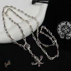 CH Skull Chain Necklace - CH0005