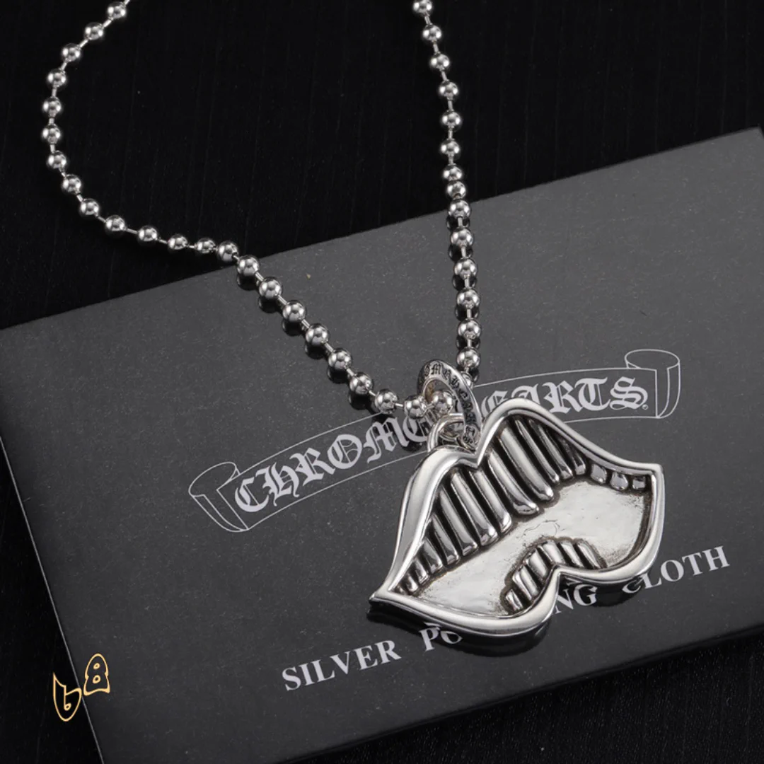 CH Lip Pendant Necklace - CH0007 - Image 3