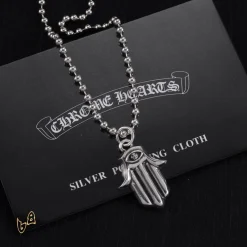 Alternative view of CH Crow Heart Necklace - CH0009