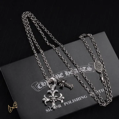 CH Cross Pendant Necklace - CH0010