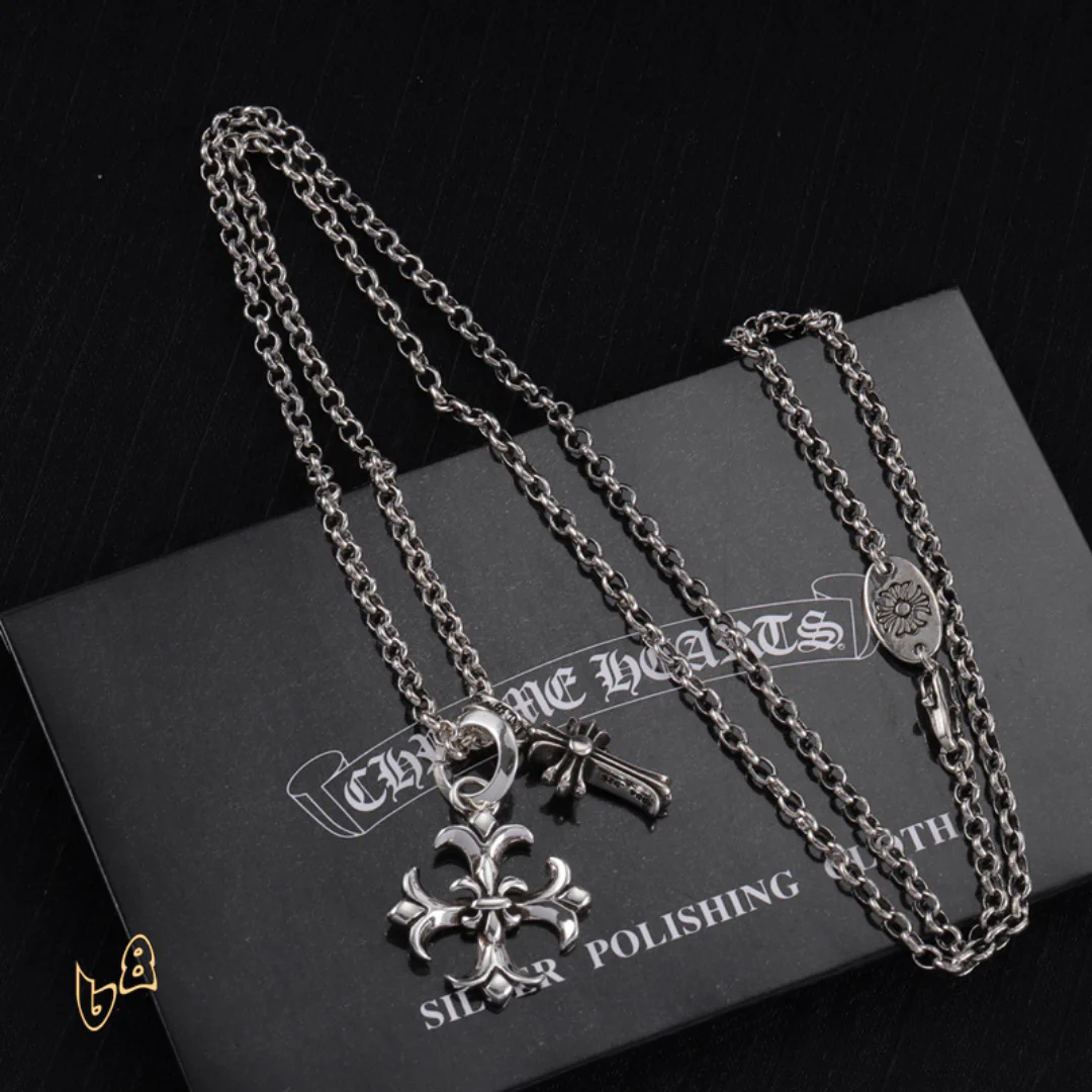 CH Cross Pendant Necklace - CH0010
