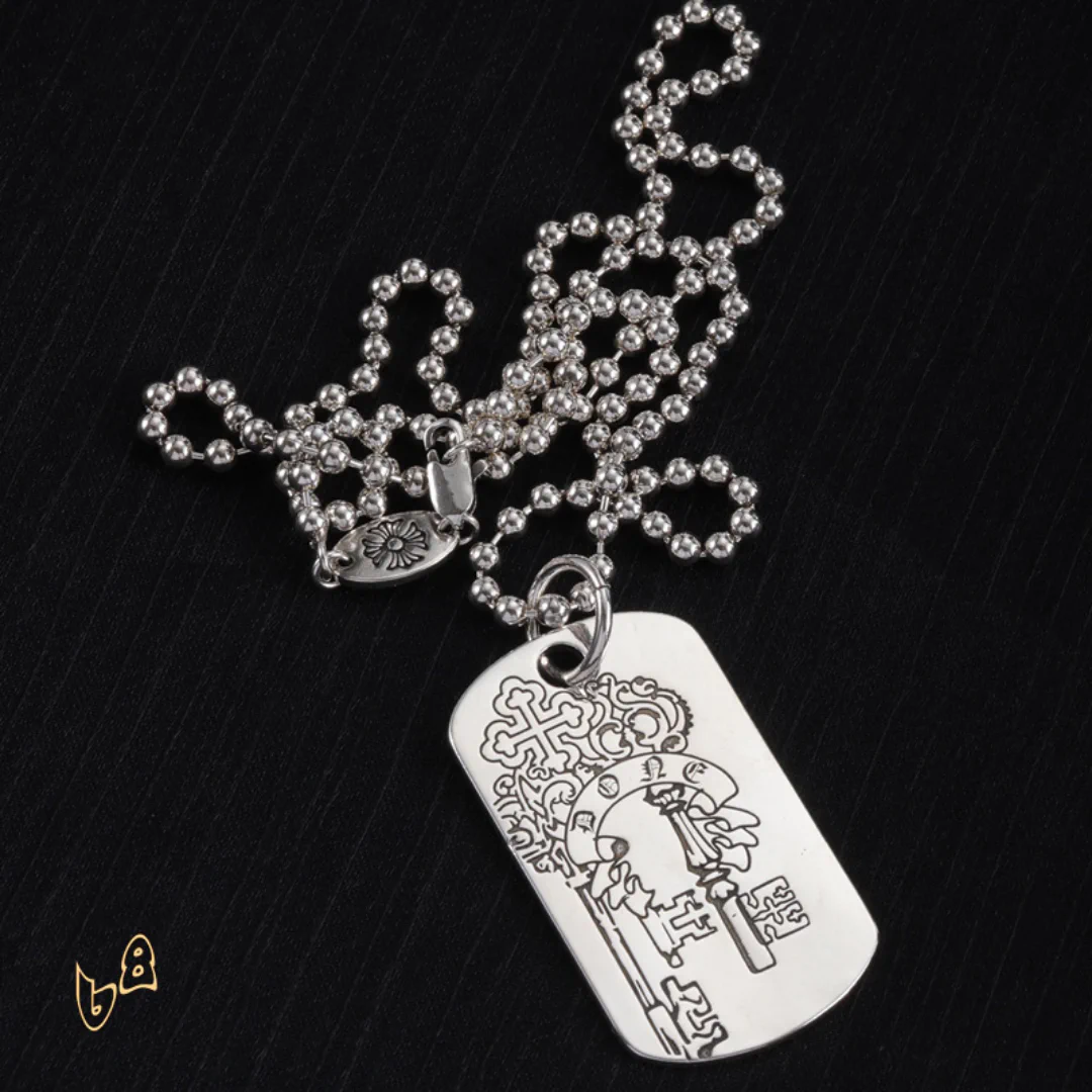 CH Dog Tag Necklace - CH0020 - Image 4