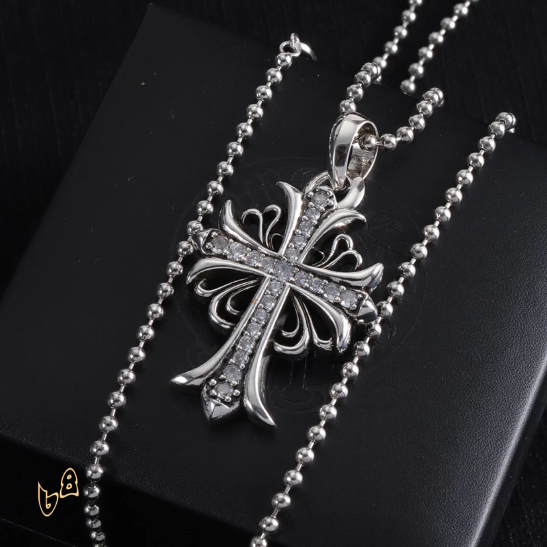CH Cross Pendant Necklace - CH0021 - Image 6