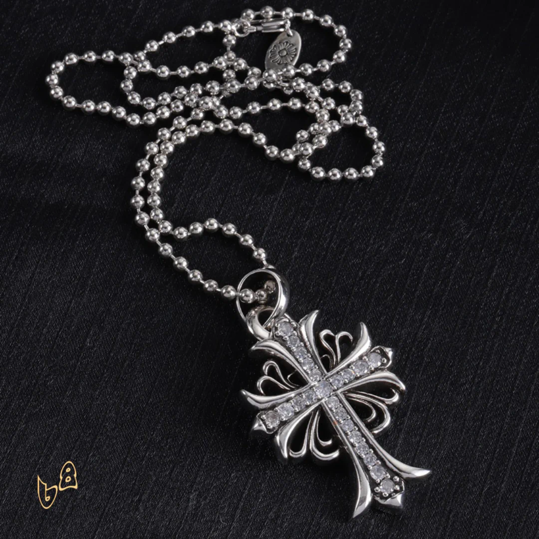CH Cross Pendant Necklace - CH0021 - Image 4
