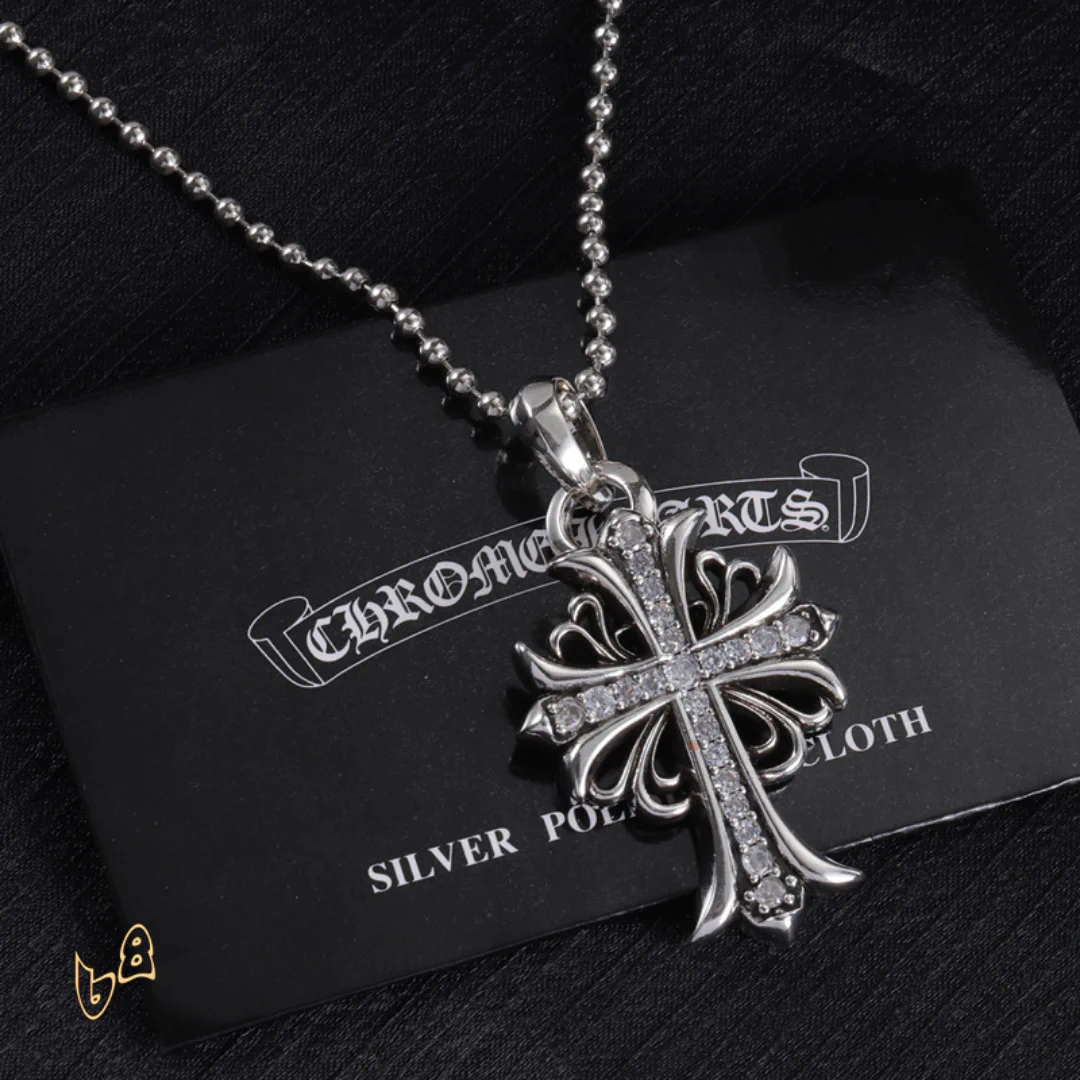 CH Cross Pendant Necklace - CH0021 - Image 2