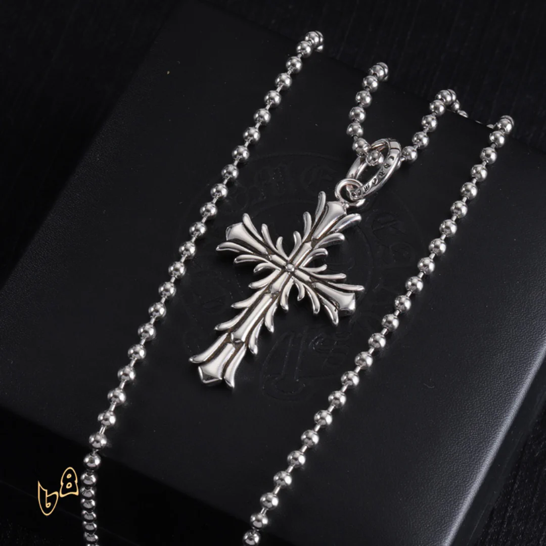 CH Cross Pendant Necklace - CH0025 - Image 6