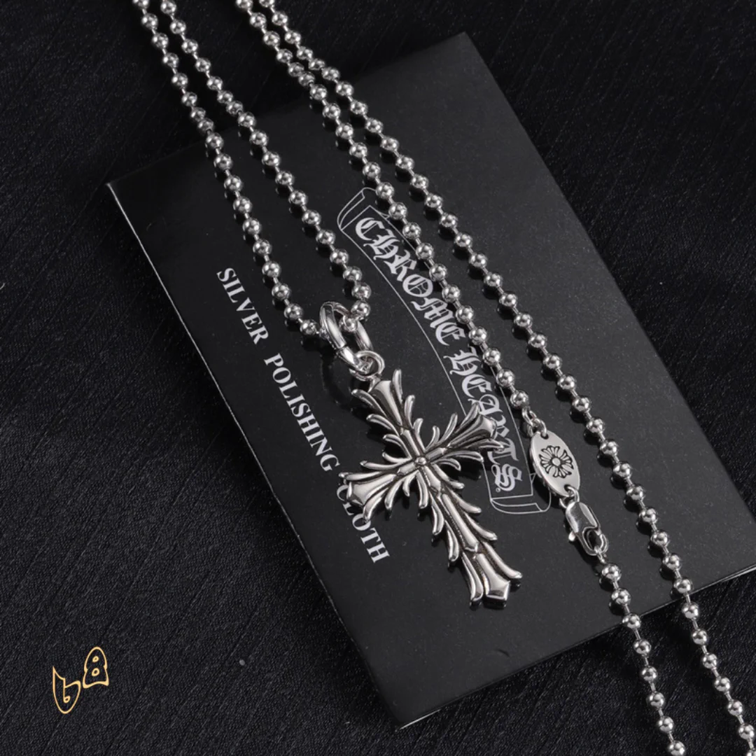 CH Cross Pendant Necklace - CH0025 - Image 5