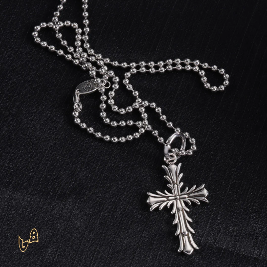 CH Cross Pendant Necklace - CH0025 - Image 4