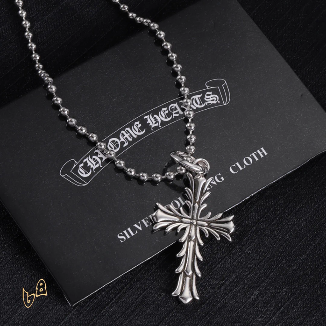 CH Cross Pendant Necklace - CH0025 - Image 3