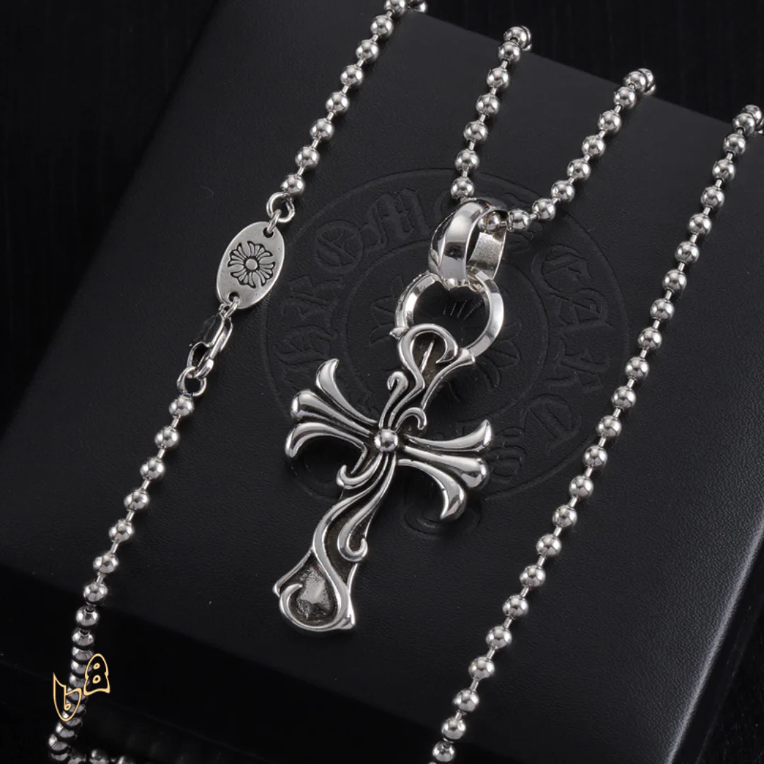 CH Cross Pendant Necklace - CH0030 - Image 4