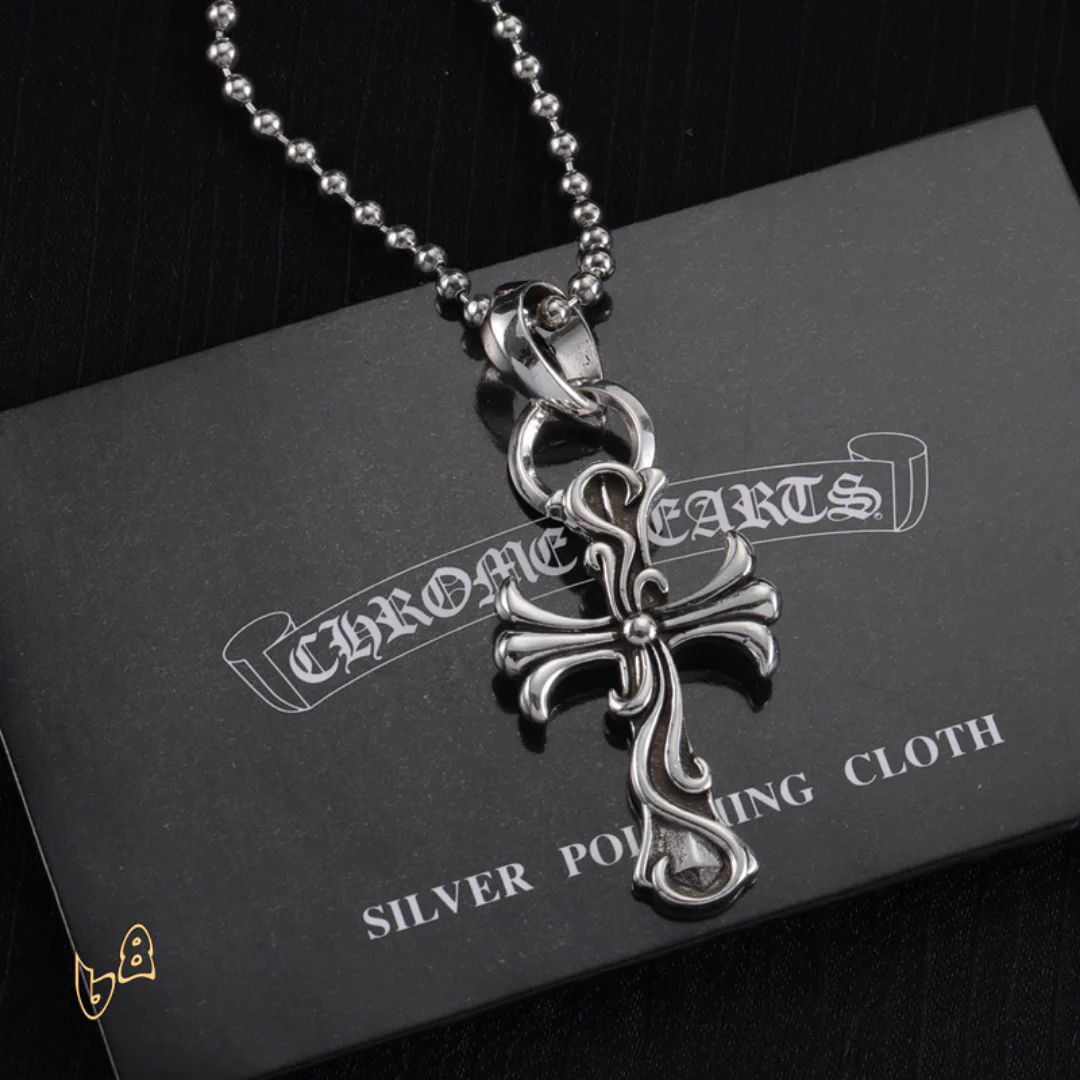 CH Cross Pendant Necklace - CH0030 - Image 2