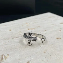 CH Silver Cross Ring - CH0085