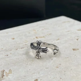 CH Silver Cross Ring - CH0085