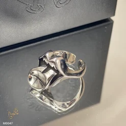 Alternative view of CH Lip Tounge Ring - CH0093