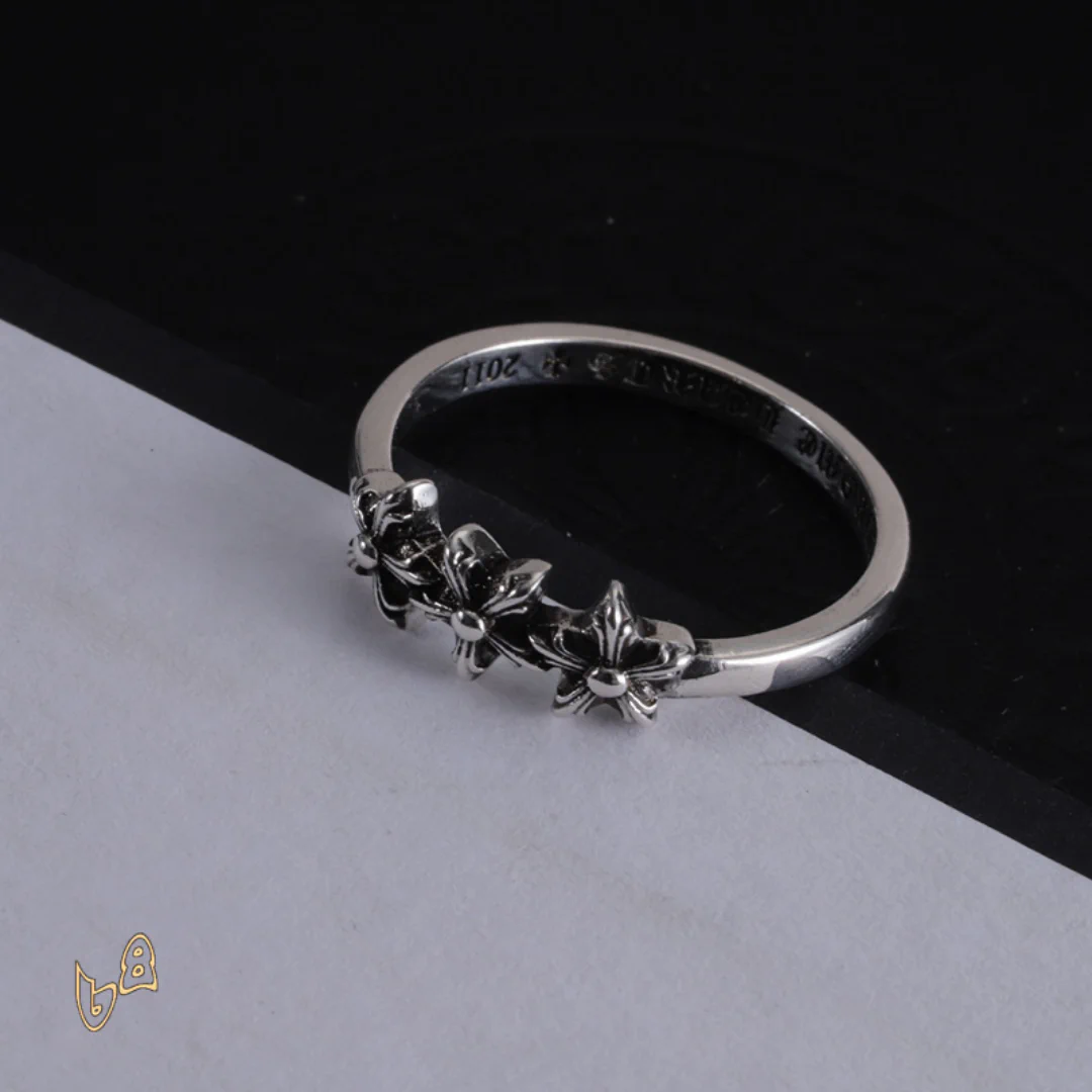 CH Triple Flower Ring - CH0094