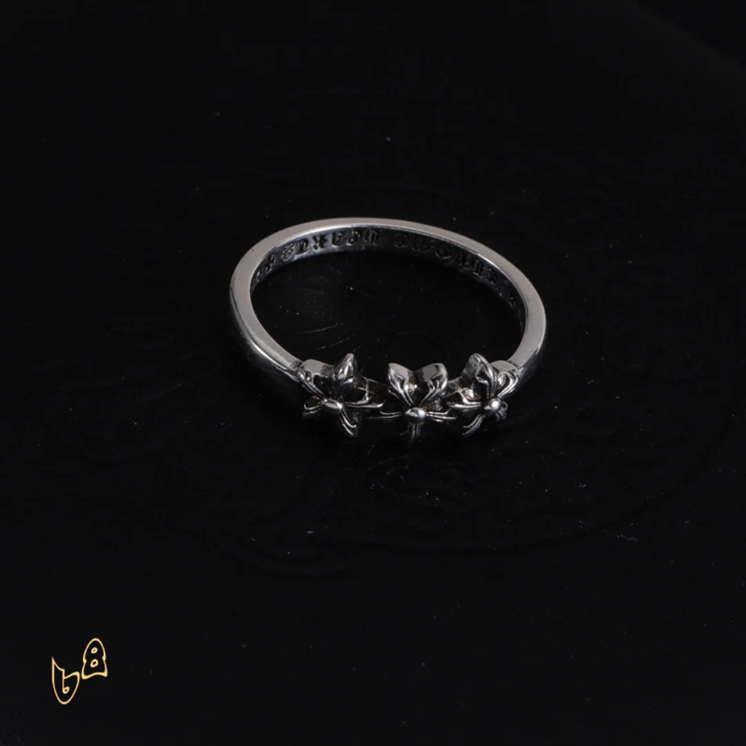 CH Triple Flower Ring - CH0094 - Image 5