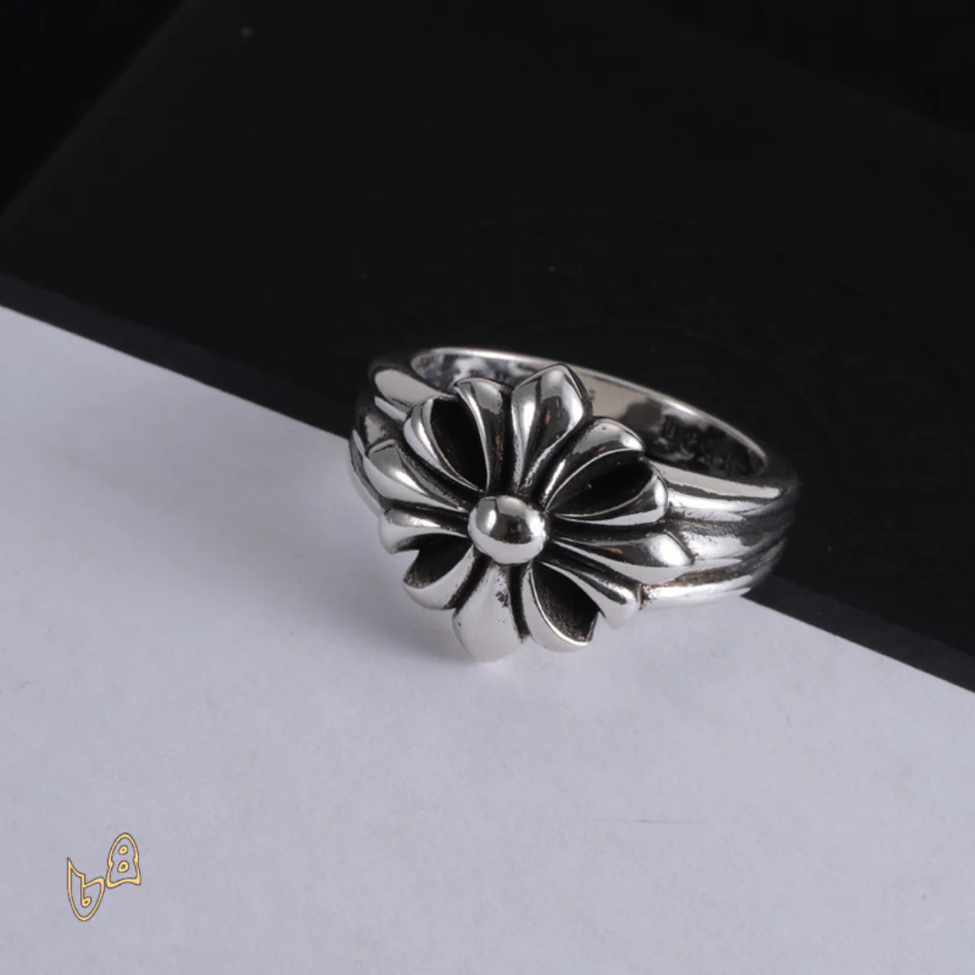 CH Cross Flower Ring - CH0095 - Image 5