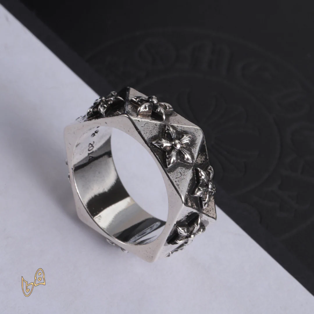 CH Cross Flower Ring - CH0099 - Image 6