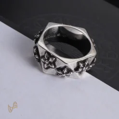 CH Cross Flower Ring - CH0099