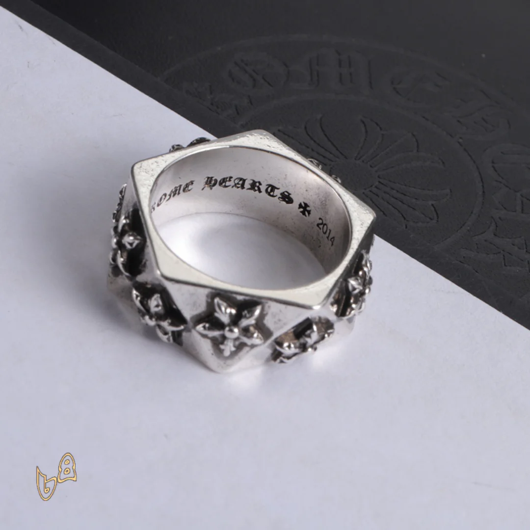 CH Cross Flower Ring - CH0099 - Image 3