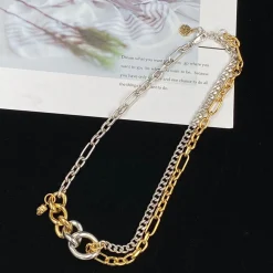 Alternative view of McQueen Silver Brass Necklace - MCQ0001