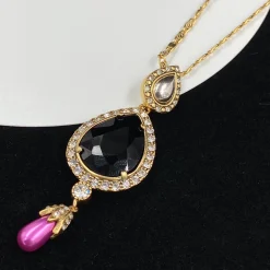 Alternative view of McQueen Teardrop Necklace - MC0004