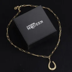 McQueen Horseshoe Charm Necklace - MC0012