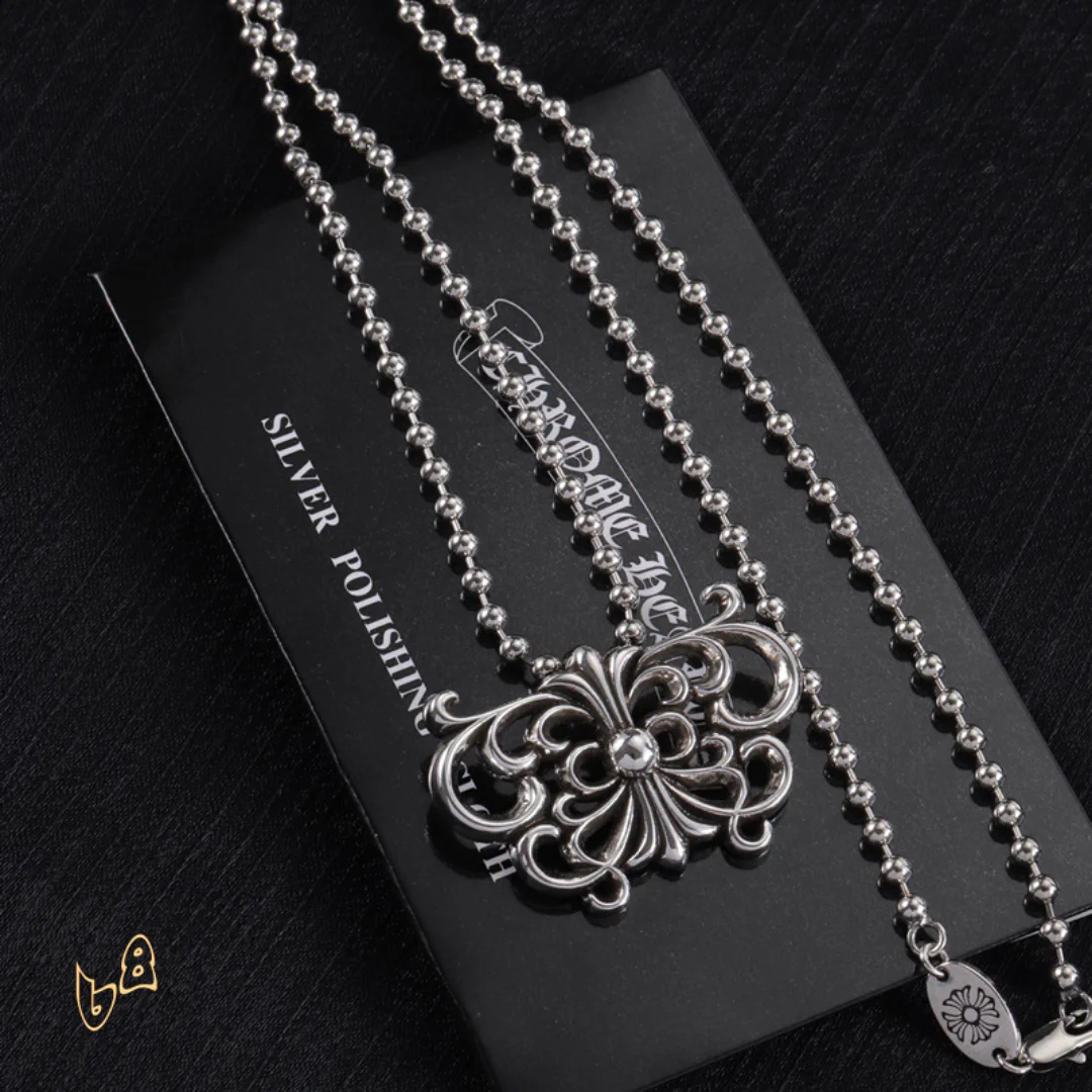 CH Butterfly Pendant Necklace - CH0031 - Image 2