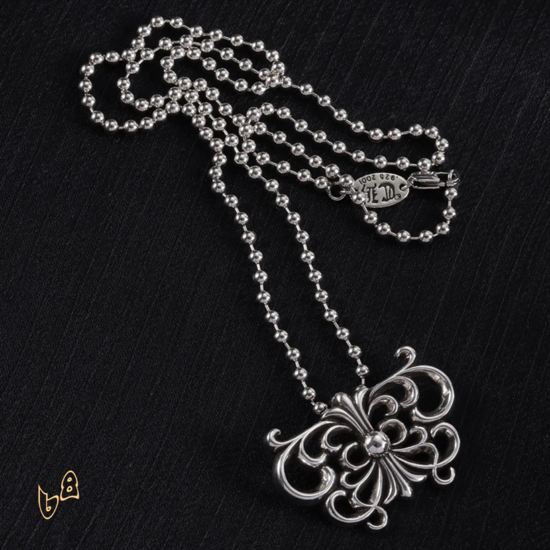 CH Butterfly Pendant Necklace - CH0031 - Image 6