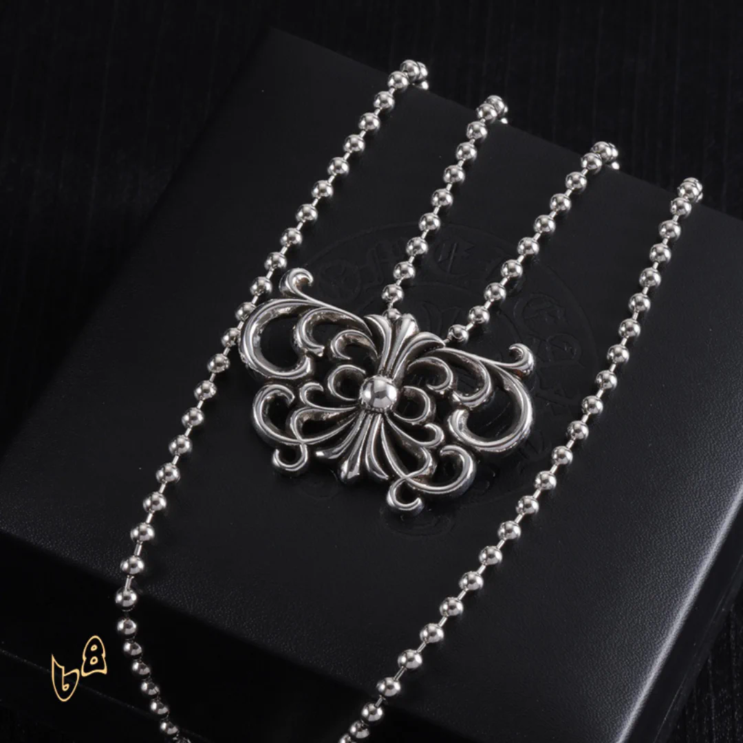 CH Butterfly Pendant Necklace - CH0031 - Image 5