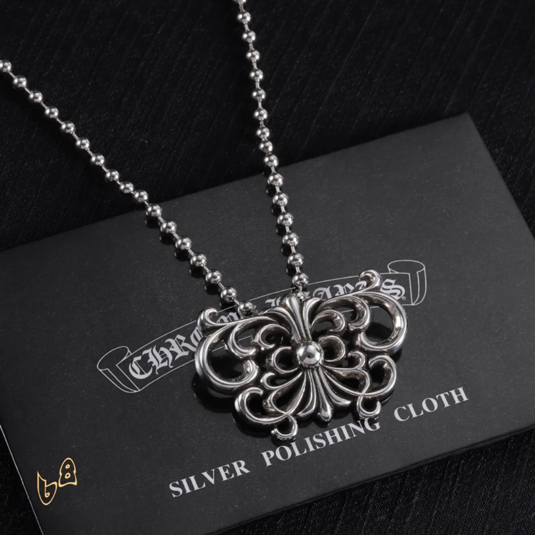 CH Butterfly Pendant Necklace - CH0031 - Image 4