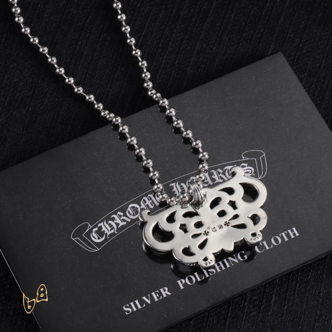 CH Butterfly Pendant Necklace - CH0031 - Image 3