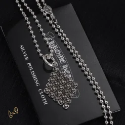 Alternative view of CH Diamond Pendant Necklace - CH0032