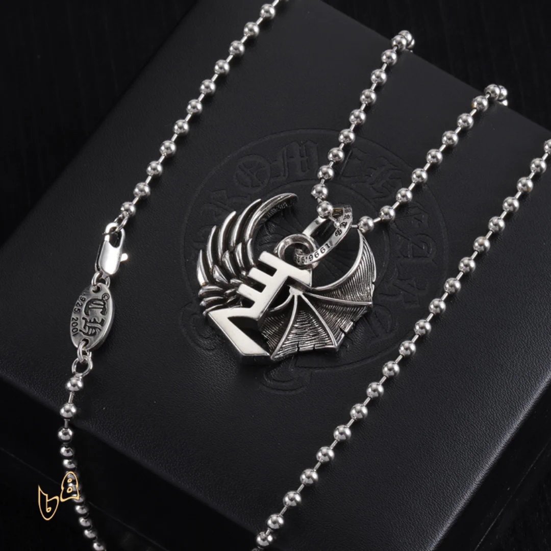 CH Wings Pendant Necklace - CH0033 - Image 4