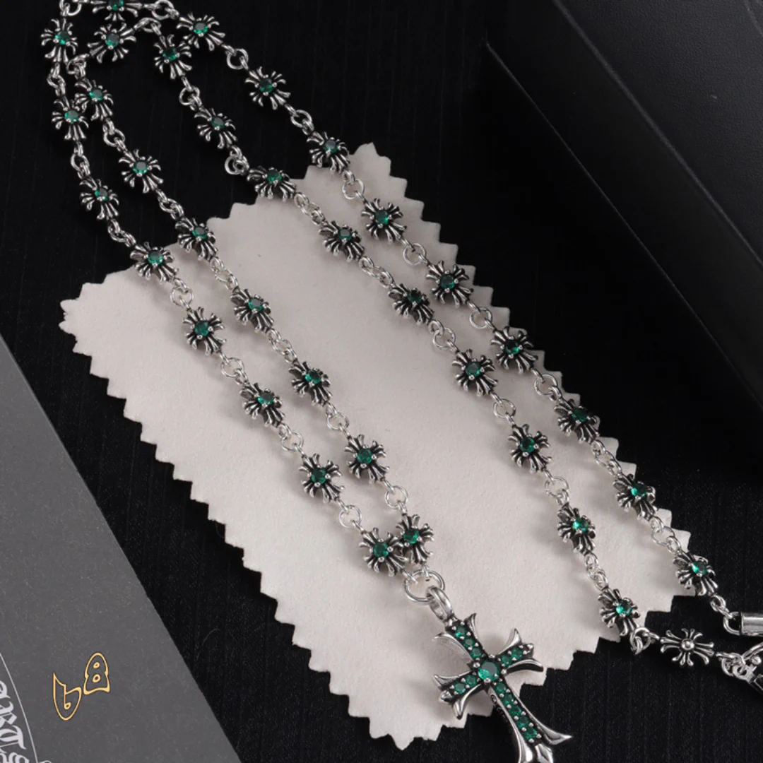 CH Cross Pendant Necklace - CH0038 - Image 3