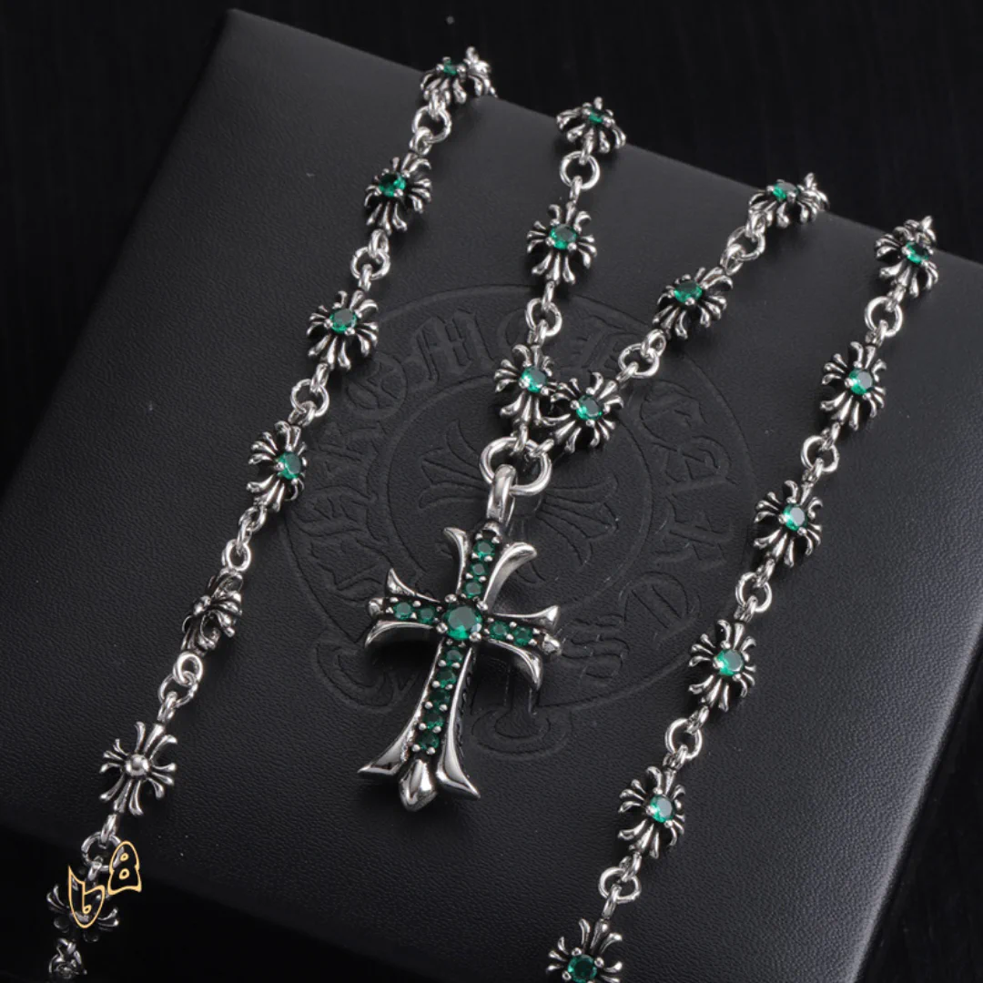 CH Cross Pendant Necklace - CH0038 - Image 2