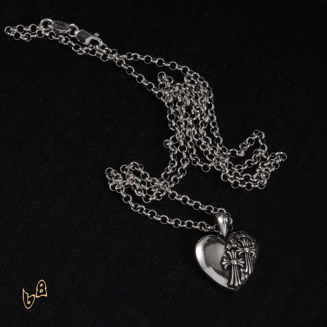CH Heart Pendant Necklace - CH0039 - Image 6
