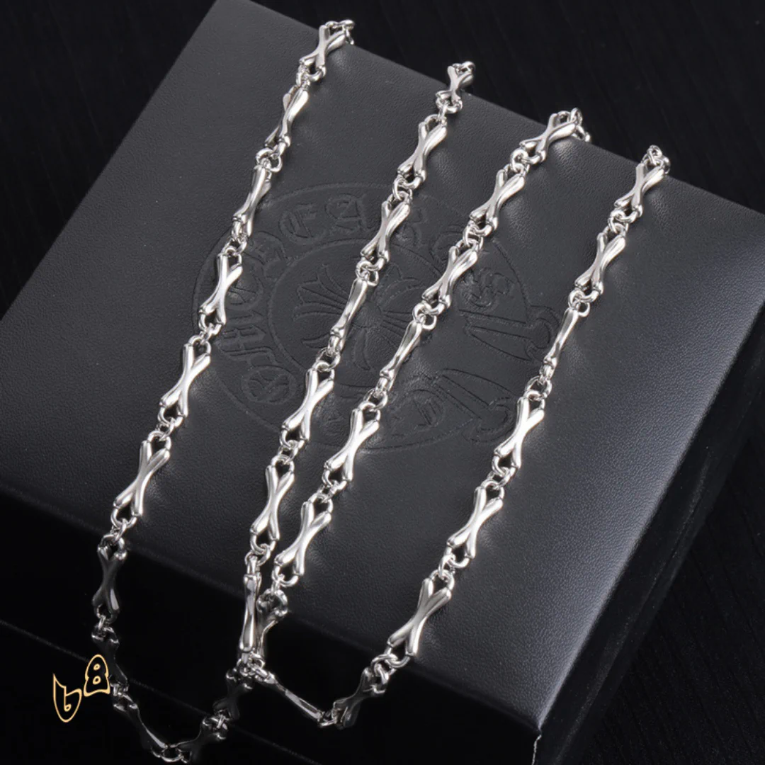 CH Bone Chain Necklace - CH0042