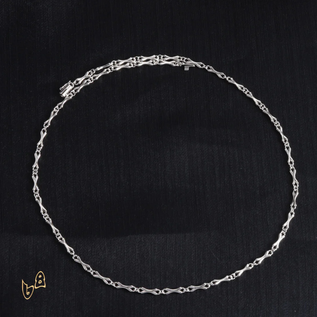 CH Bone Chain Necklace - CH0042 - Image 6