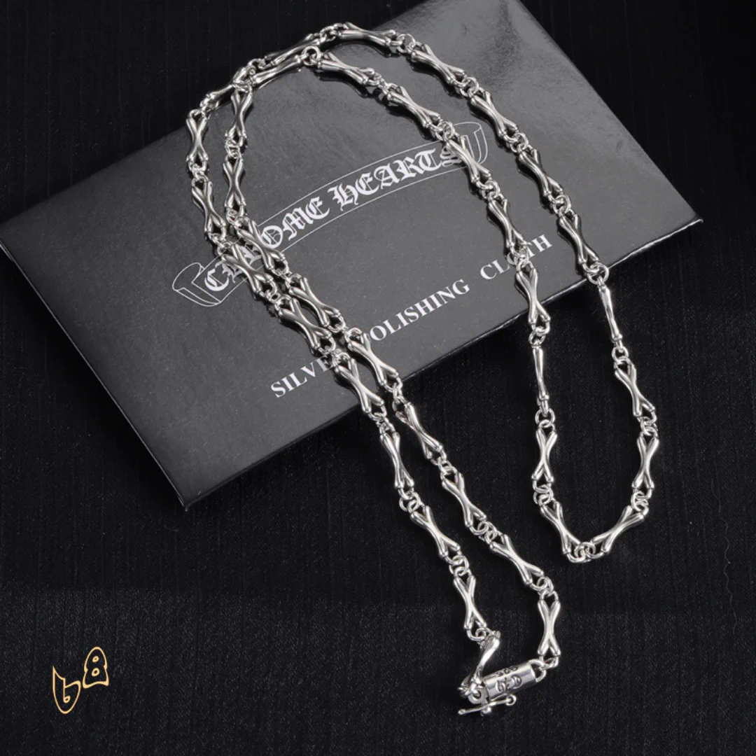CH Bone Chain Necklace - CH0042 - Image 5