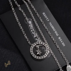 Alternative view of CH Ring Start Necklace - CH0043