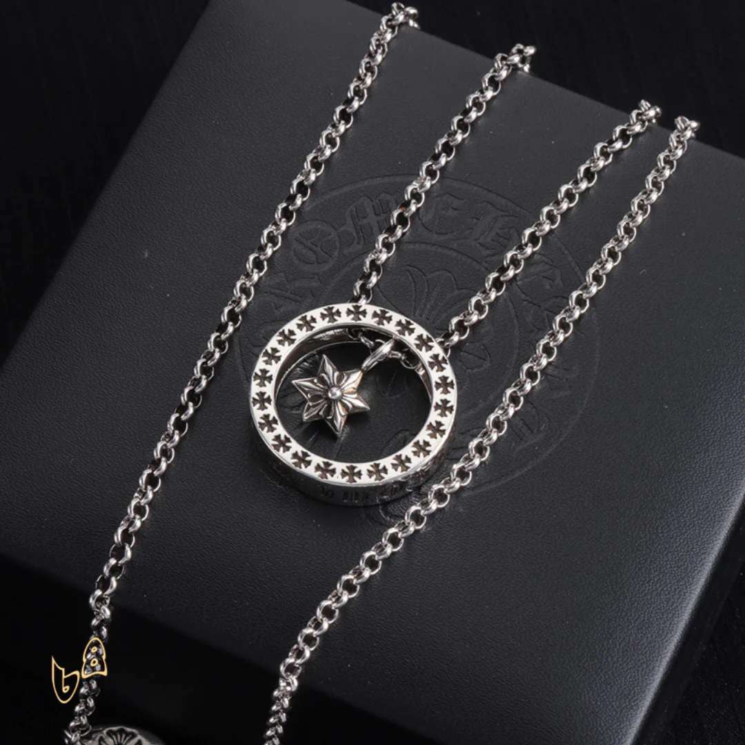 CH Ring Start Necklace - CH0043 - Image 4