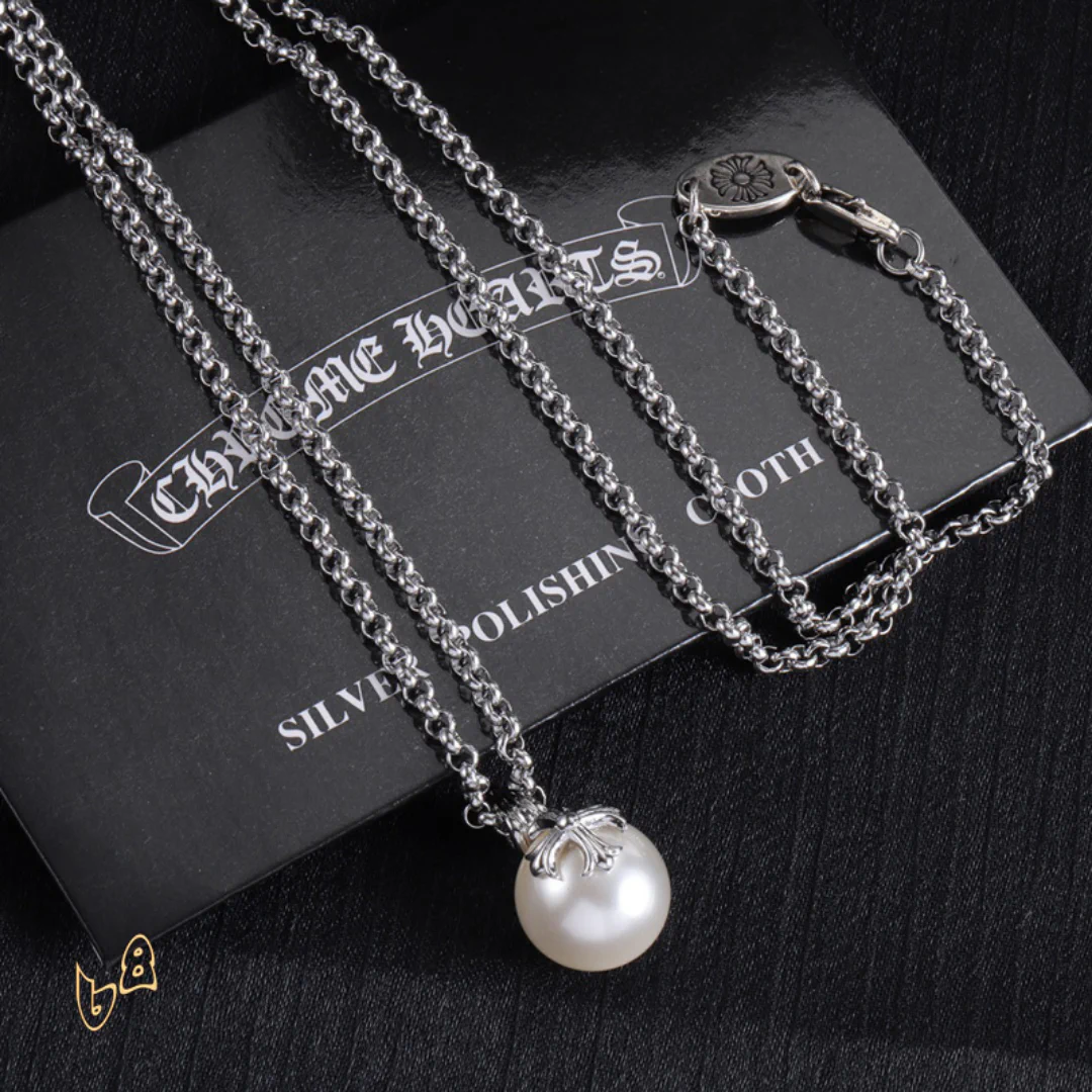 CH Pearl Pendant Necklace - CH0045