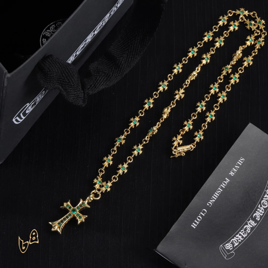 CH Cross Pendant Necklace - CH0049 - Image 4